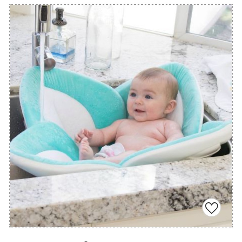 Blooming Bath Lotus Baby Bath - Seafoam